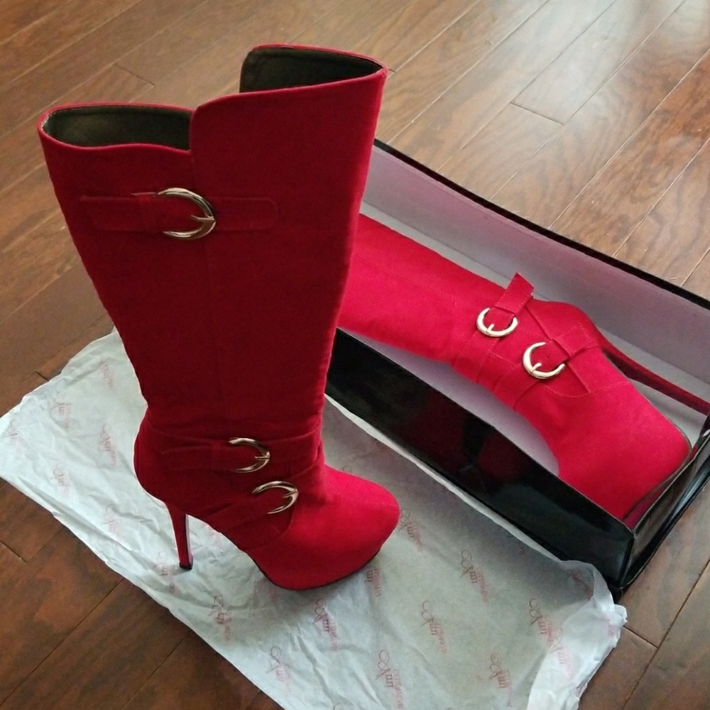 Knee high boots